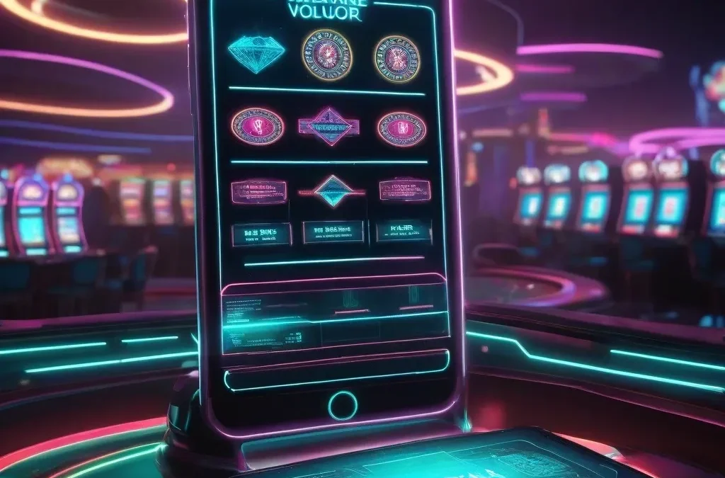 Neon Casino Interface Render