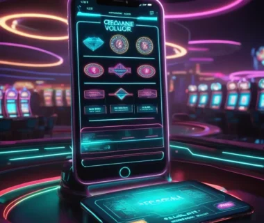 Neon Casino Interface Render